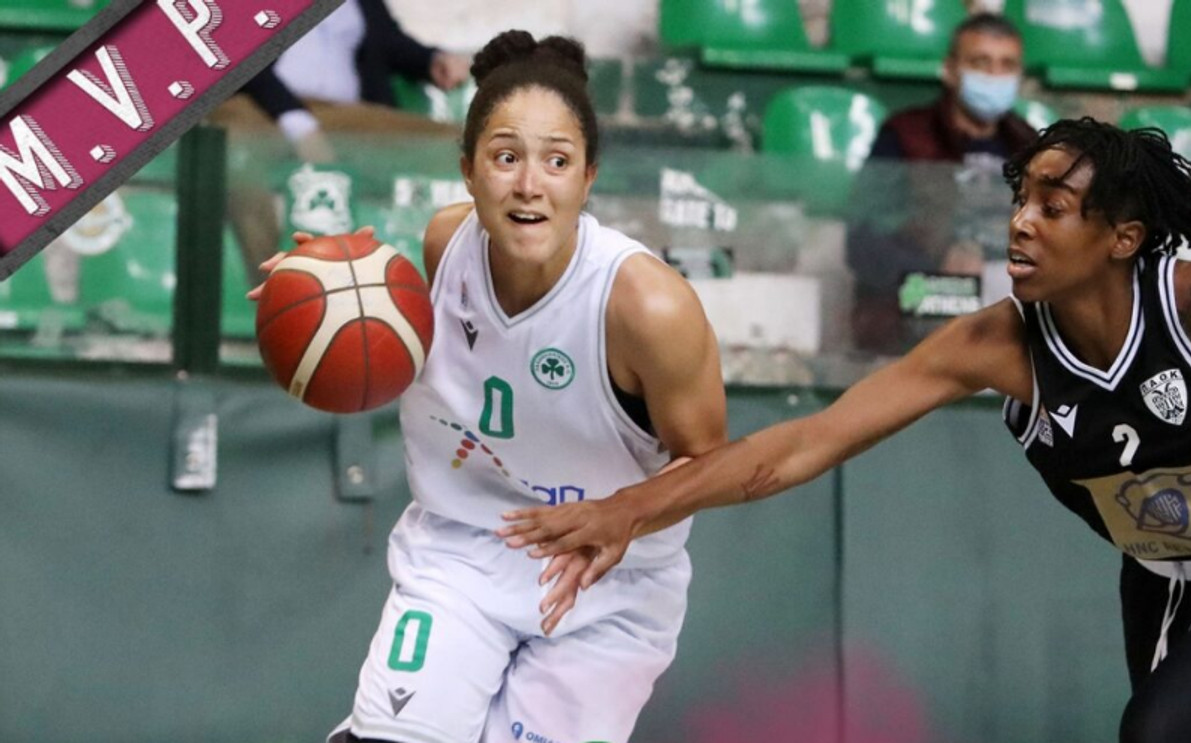 Α1 Γυναικών: MVP η Τσάστιτι Ριντ του Παναθηναϊκού