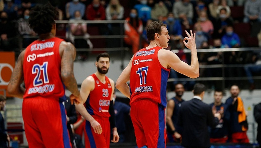 Εύκολα η ΤΣΣΚΑ 97-72 τη Χίμκι Μόσχας