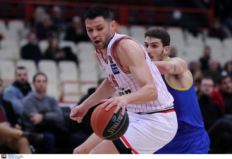 Tα highlights του αγώνα Ολυμπιακός-Περιστέρι (vid)