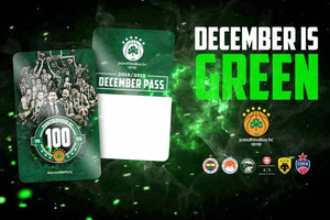 December is Green με το December Pass της ΚΑΕ Παναθηναϊκός ΟΠΑΠ ! (video)