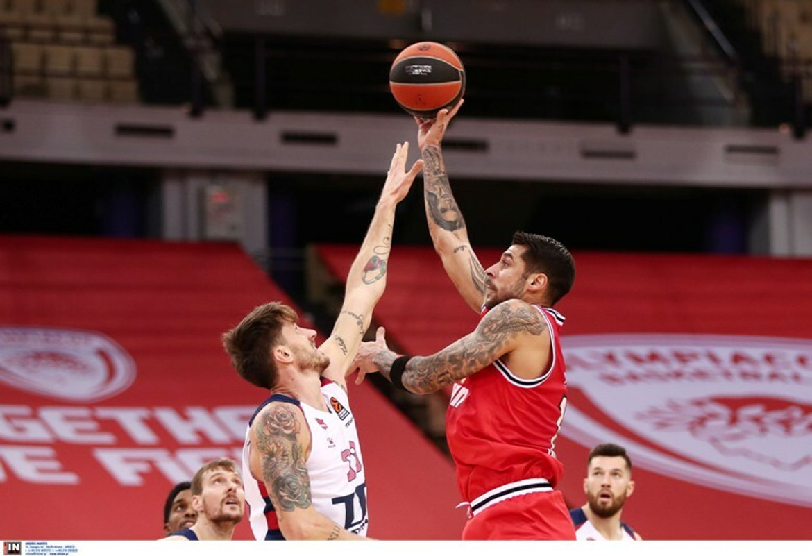 Ολυμπιακός-Μπασκόνια 76-90: Άνιση μάχη στο ΣΕΦ