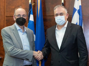 Final 4: Συνάντηση Λιόλιου-Θεοδωρικάκου (pic)