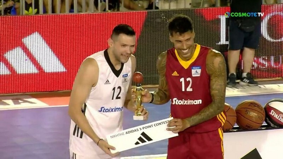 Stoiximan AegeanBall Festival: Ο Παπανικολάου κατέκτησε τον διαγωνισμό τριπόντων (vids)