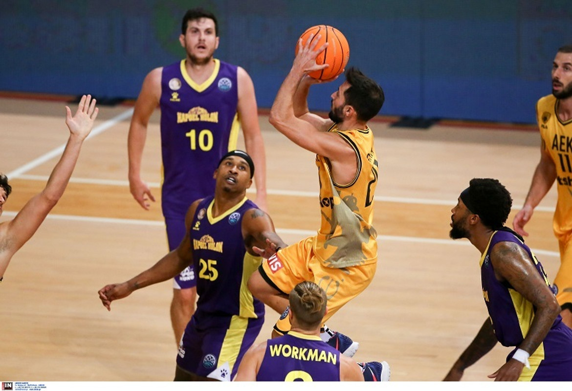 Δείτε πώς η ΑΕΚ έφτασε στην πρώτη της νίκη στο Basketball Champions League (video)
