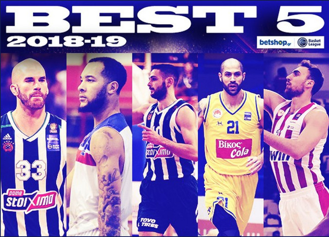 Η καλύτερη πεντάδα της Betshop Basket League 2018-19