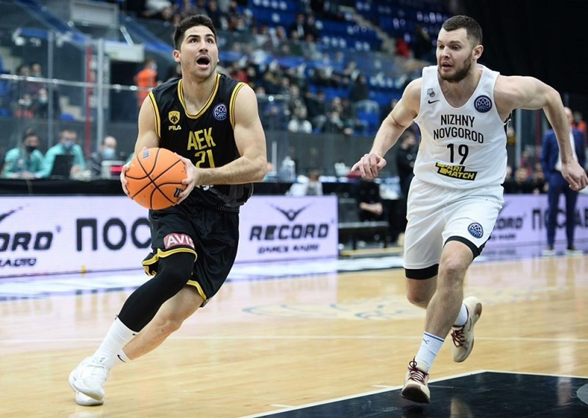 Βαριά ήττα για την ΑΕΚ στη Ρωσία, 88-60 από τη Νίζνι (pics)