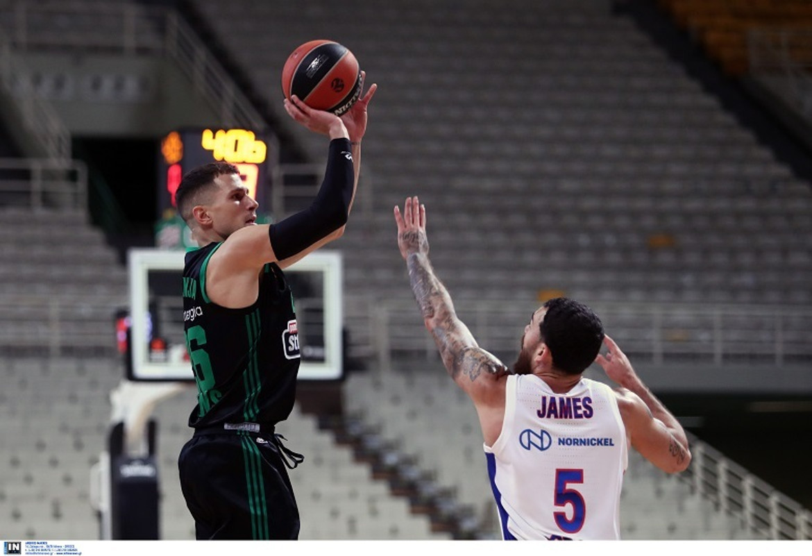 Πάλεψε ο Παναθηναϊκός αλλά έχασε 83-89 από την ΤΣΣΚΑ Μόσχας