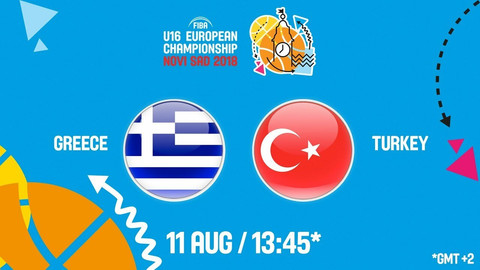 Live TV: Δείτε ζωντανά τον αγώνα Ελλάδας-Τουρκίας στο Eurobasket Παίδων