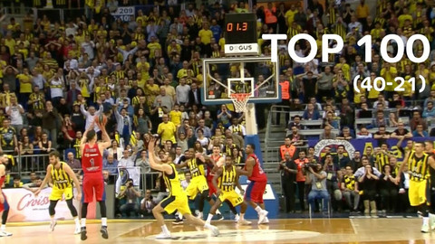 Euroleague Top-100: Με ελληνικό χρώμα το προτελευταίο μέρος (Νο40-Νο21)! (video)