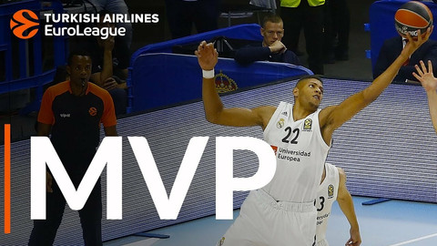 O Ταβάρες της Ρεάλ Μαδρίτης MVP Οκτωβρίου στη Euroleague (video)