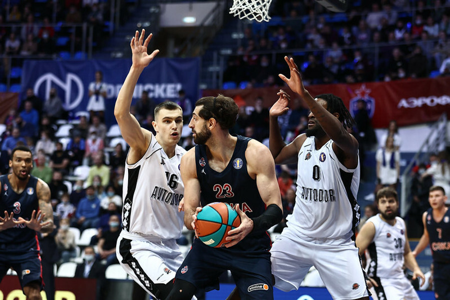 Η ΤΣΣΚΑ Μόσχας 92-65 την Άβτοντορ στο ντέρμπι κορυφής της VTB League (vid)