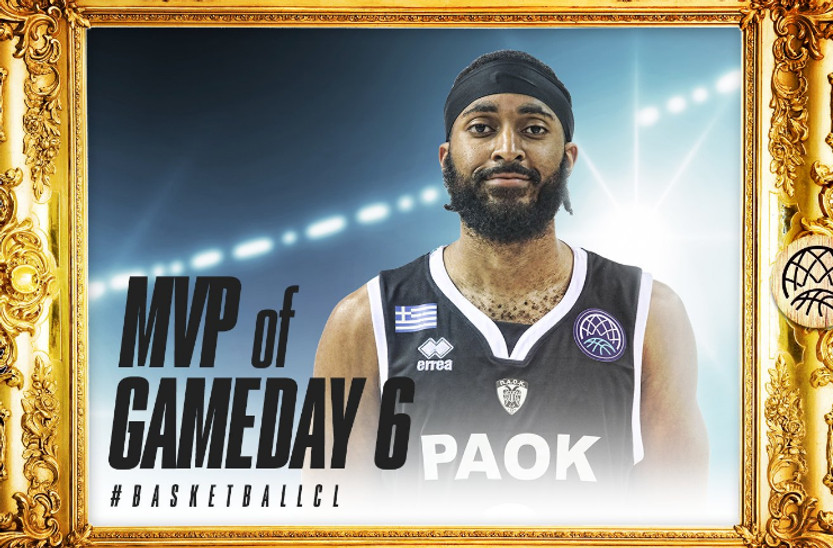 Ο Άνταμ Σμιθ του ΠΑΟΚ, MVP της αγωνιστικής στο BCL (pic)