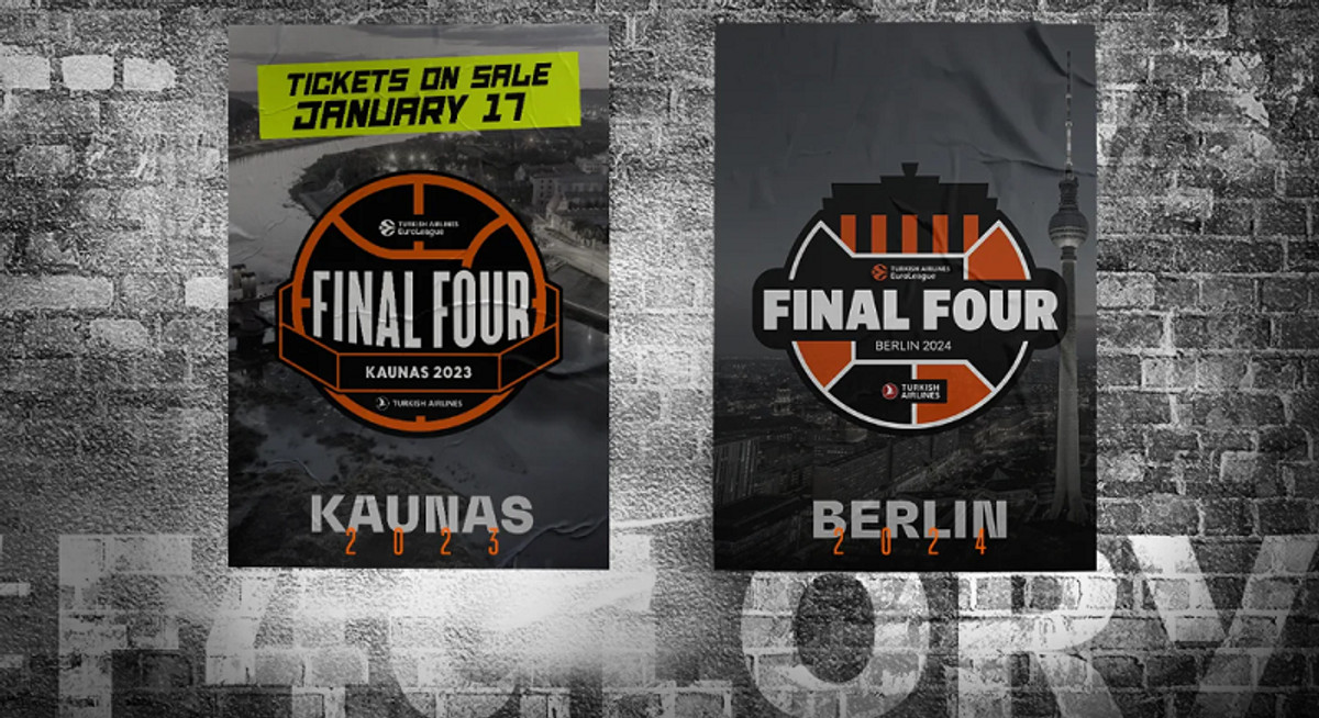 Επίσημο: Στο Κάουνας το Final 4 του &#039;23 και στο Βερολίνο του &#039;24