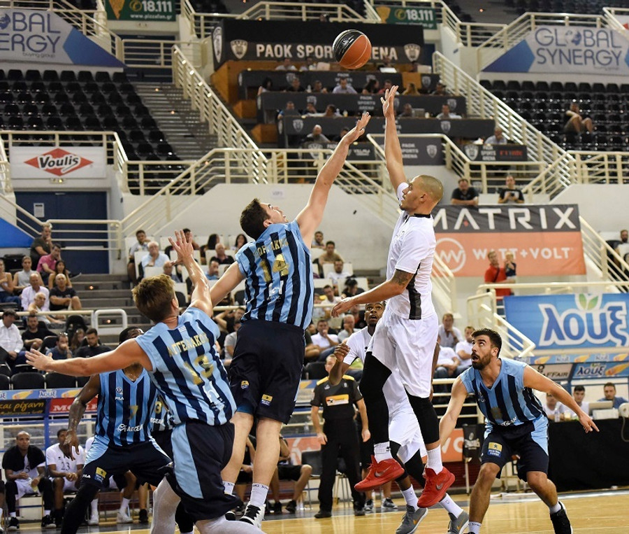 Ο ΠΑΟΚ 89-75 τον Κολοσσό Ρόδου στα &quot;Μαυροσκούφεια&quot;