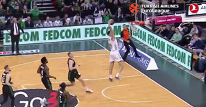 Ζαλγκίρις-Παναθηναϊκός: Το τρομερό κάρφωμα του Παπαγιάννη (vid)