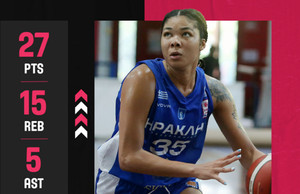 Α1 Γυναικών: Η Κάρεϊ MVP της 4ης αγωνιστικής - Οι κορυφαίες σε κάθε κατηγορία