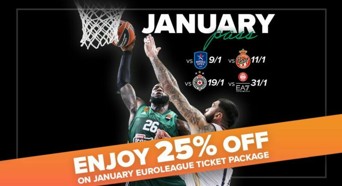 Παναθηναϊκός: January Pass με έκπτωση 25%!