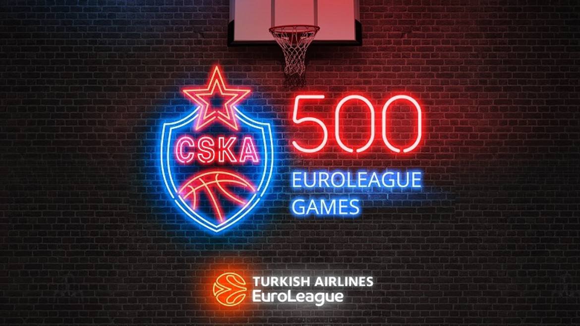 ΤΣΣΚΑ Μόσχας: Έφτασε τους 500 αγώνες στη Euroleague στην αναμέτρηση με την Μπασκόνια