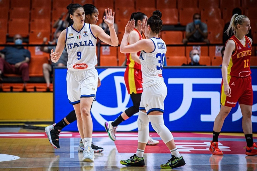 Eurobasket Γυναικών: Η Ιταλία 77-61 το Μαυροβούνιο στον όμιλο της Εθνικής μας
