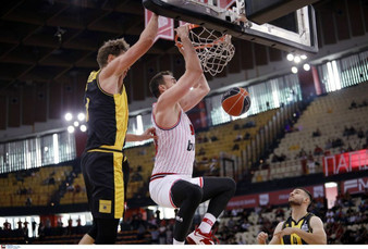 Ολυμπιακός-ΑΕΚ 92-75: Ξέσπασε στο β&#039; μισό με κυρίαρχους τους ψηλούς του (vids &amp; pics)