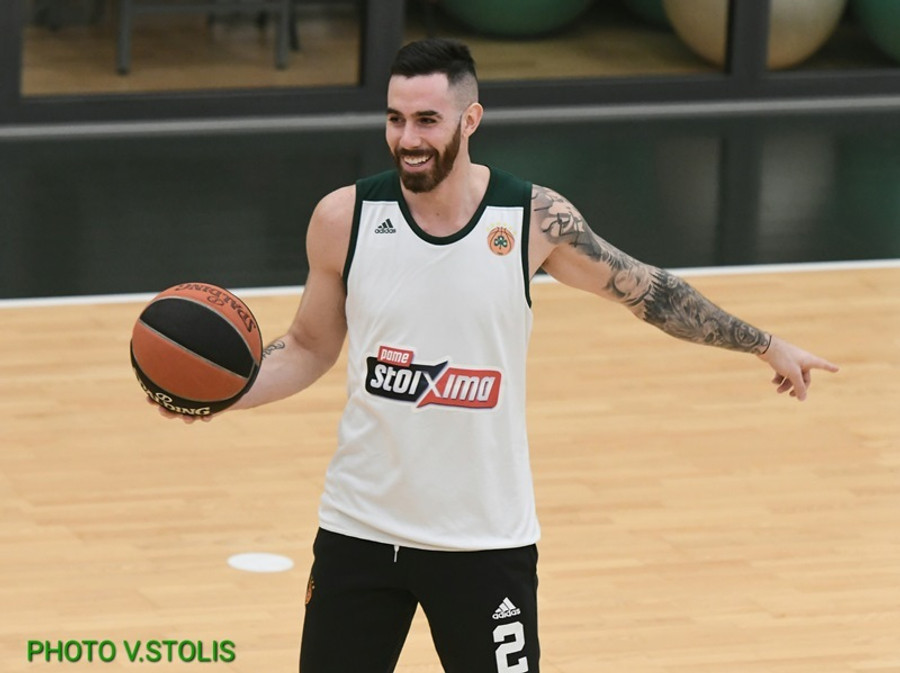 Η προπόνηση του Παναθηναϊκού στο Κάουνας (vid &amp; pics)