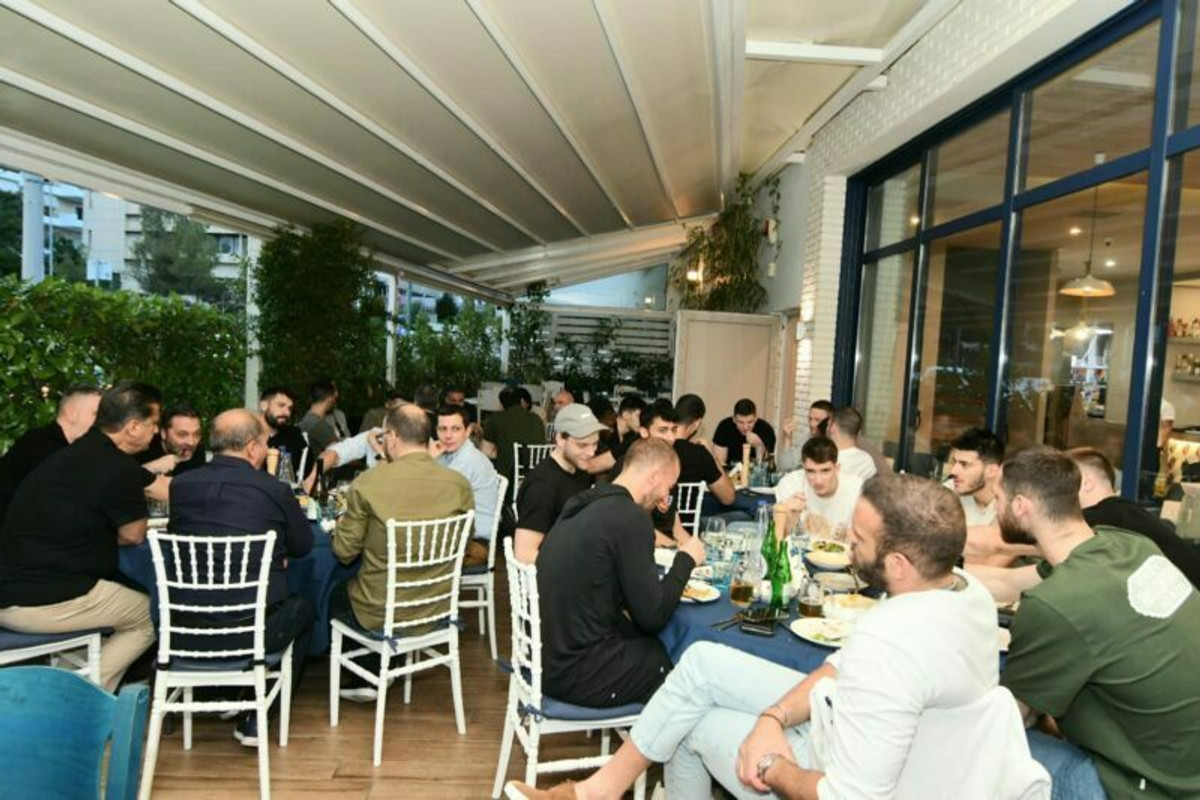 Παναθηναϊκός: Οικογενειακό δείπνο πριν από τους τελικούς (pics)