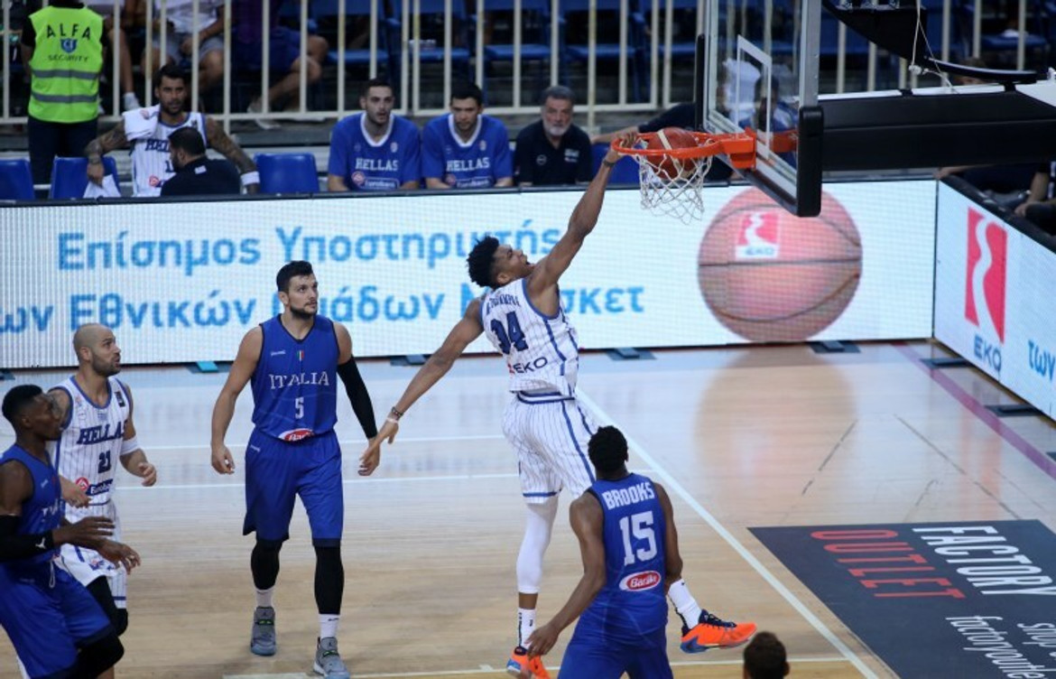Τα highlights της Εθνικής και του Γιάννη με την Ιταλία (videos)