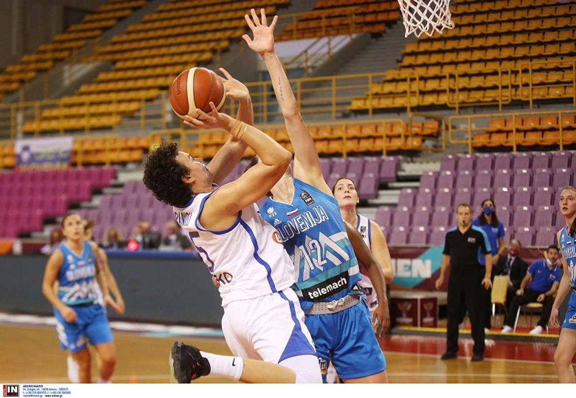 Εθνική Γυναικών: Ηττήθηκε 70-77 από τη Σλοβενία