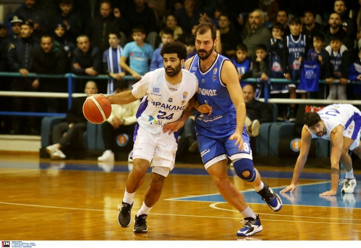 Ο Ηρακλής 84-68 τη Μύκονο, σπουδαίο ντεμπούτο ο Κάρι (gallery)