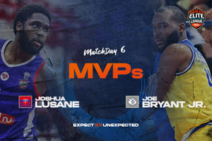 Elite League: MVP της 6ης αγωνιστικής οι Μπράιαντ και Λουσέιν