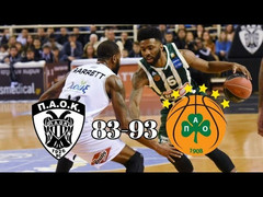Τα highlights του ΠΑΟΚ - Παναθηναϊκός ΟΠΑΠ 83-93 (video)