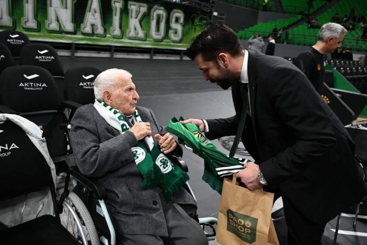 97χρονος φίλος του Παναθηναϊκού: &quot;Από αγάπη ήρθα στο γήπεδο, εδώ θα έρχομαι όσο με θέλετε&quot; (vid)