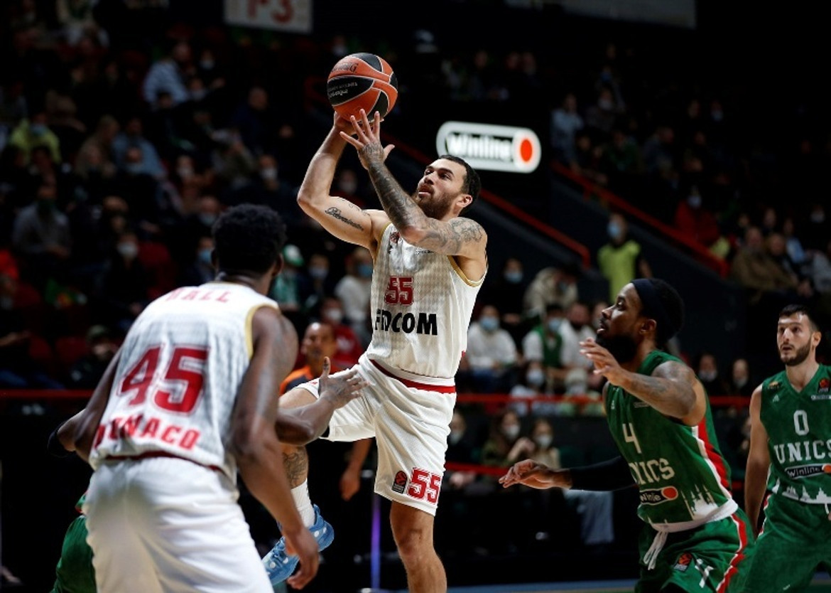 Ούνικς Καζάν-Μονακό 80-88: Ο Τζέιμς νίκησε τον Χεζόνια στην παράταση (vid)