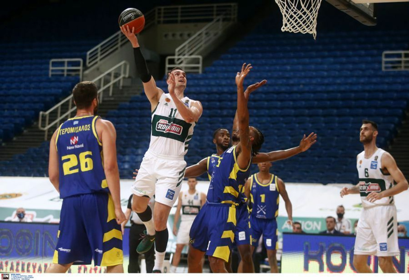 Τα highlights του Παναθηναϊκός-Λαύριο 103-74 (video)