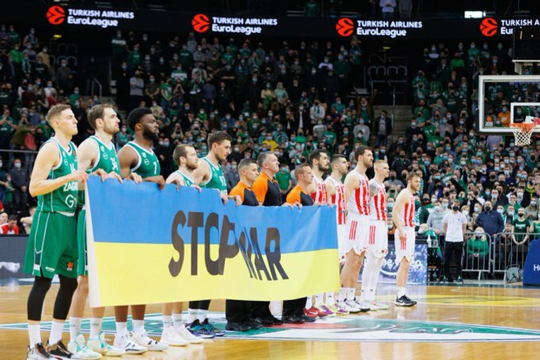 EuroLeague: Μειώθηκε το πρόστιμο της Ζαλγκίρις για το αντιπολεμικό πανό