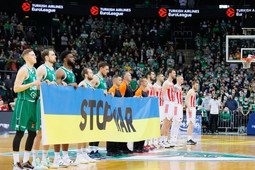 EuroLeague: Μειώθηκε το πρόστιμο της Ζαλγκίρις για το αντιπολεμικό πανό