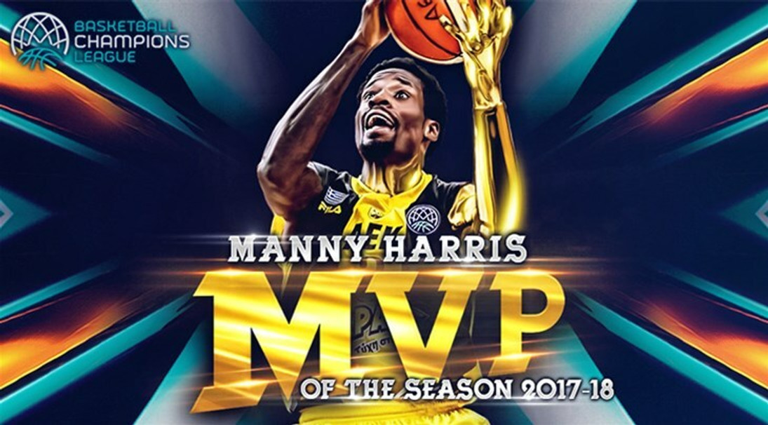 MVP της σεζόν στο Champions League ο Μάνι Χάρις!