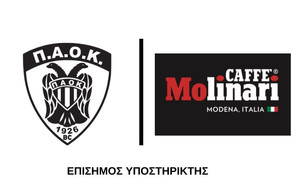 ΚΑΕ ΠΑΟΚ mateco: Συμφωνία με Caffe Molinari και TAXIWAY