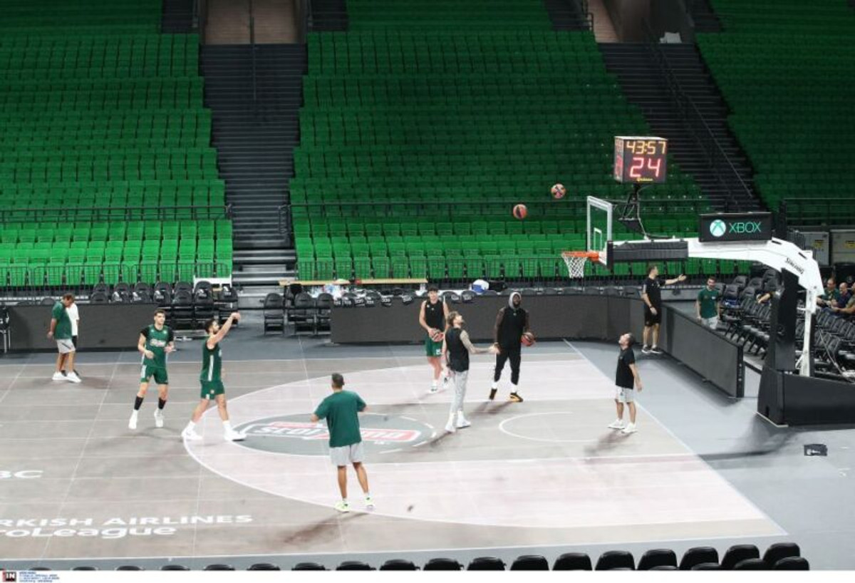 Παναθηναϊκός: Οι αντιδράσεις των παικτών στο glass floor (video)