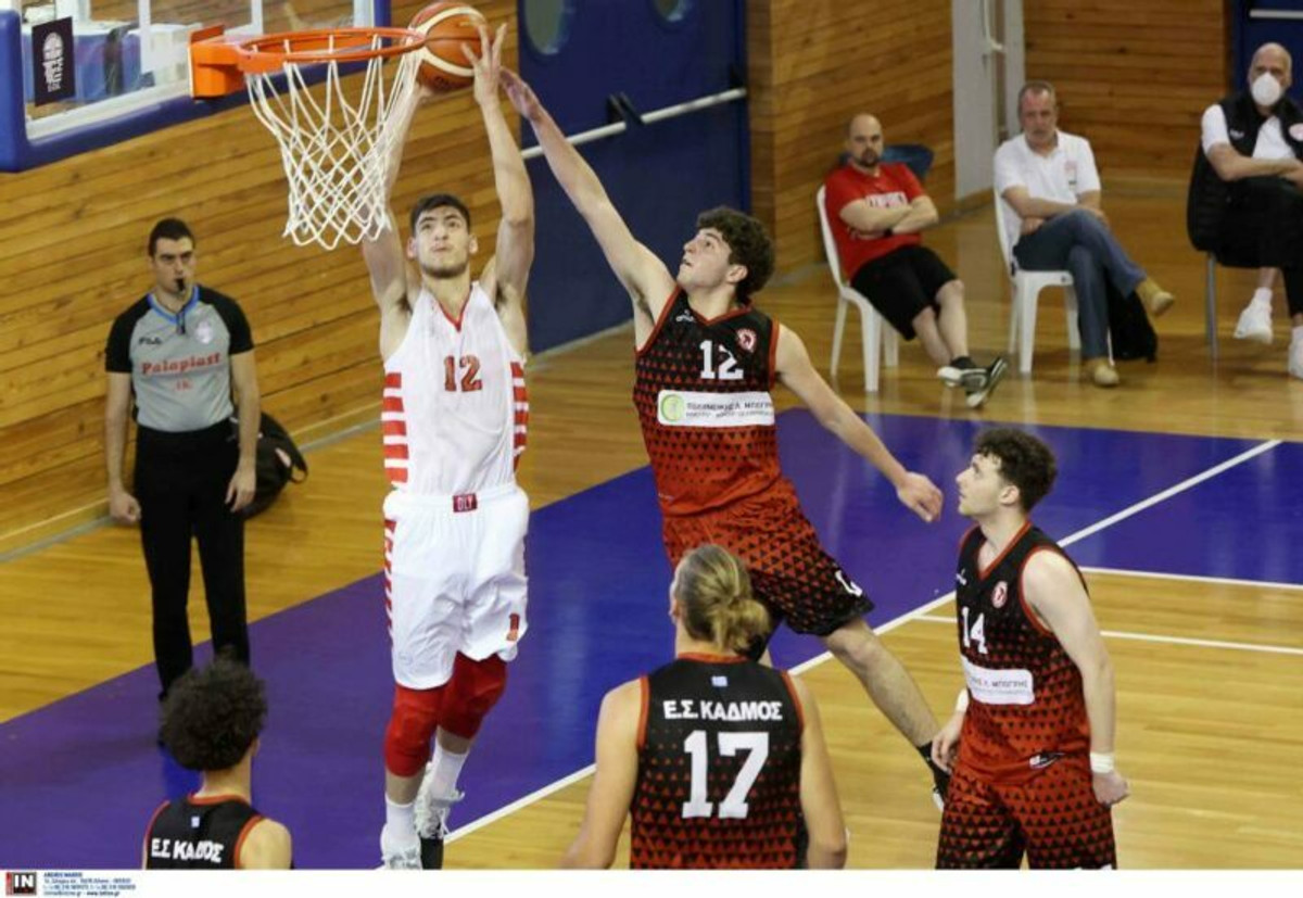 Πανελλήνιο Εφήβων: Πέμπτος ο Ολυμπιακός, 82-44 τον Κάδμο (pics)