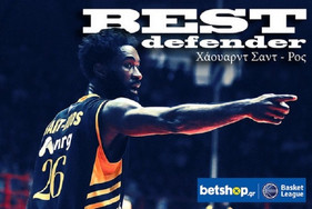 Ο Χάουαρντ Σαντ Ρος καλύτερος αμυντικός της Basket League