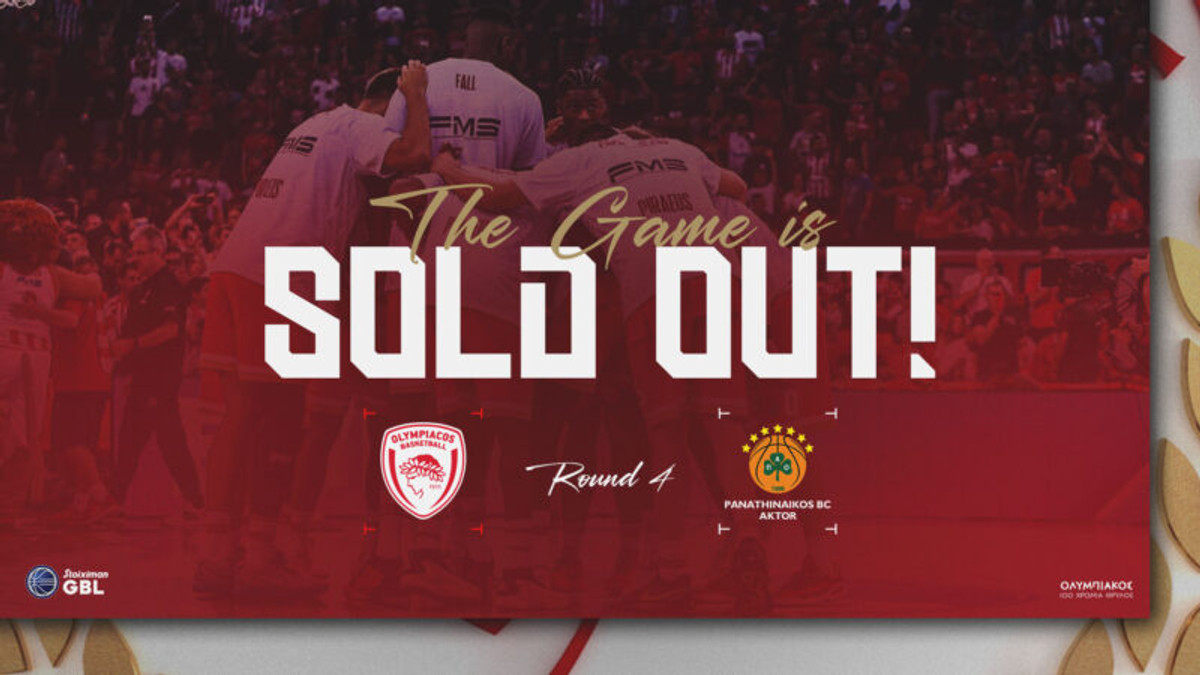 Ολυμπιακός: Sold out τα εισιτήρια για το ντέρμπι με τον Παναθηναϊκό