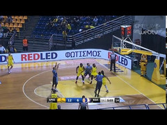 Ολόκληρος ο αγώνας Άρης-Κολοσσός 75-81 (video)