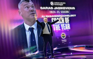 EuroLeague: Προπονητής της χρονιάς ο Γιασικεβίτσιους, 2ος ο Μπαρτζώκας