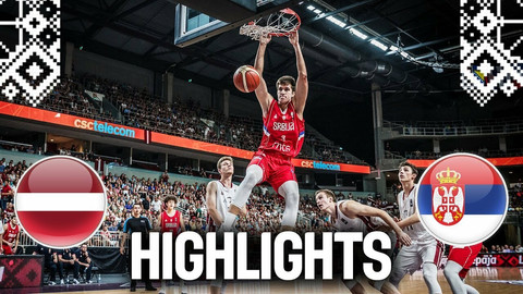 Τα highlights του Σερβία-Λετονία στον τελικό του Eurobasket U18 (video)