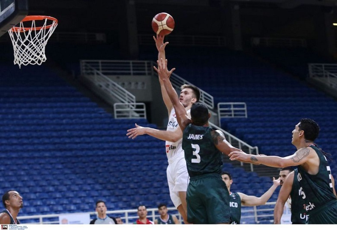 Εύκολα η Σερβία 104-67 το Μεξικό (video)