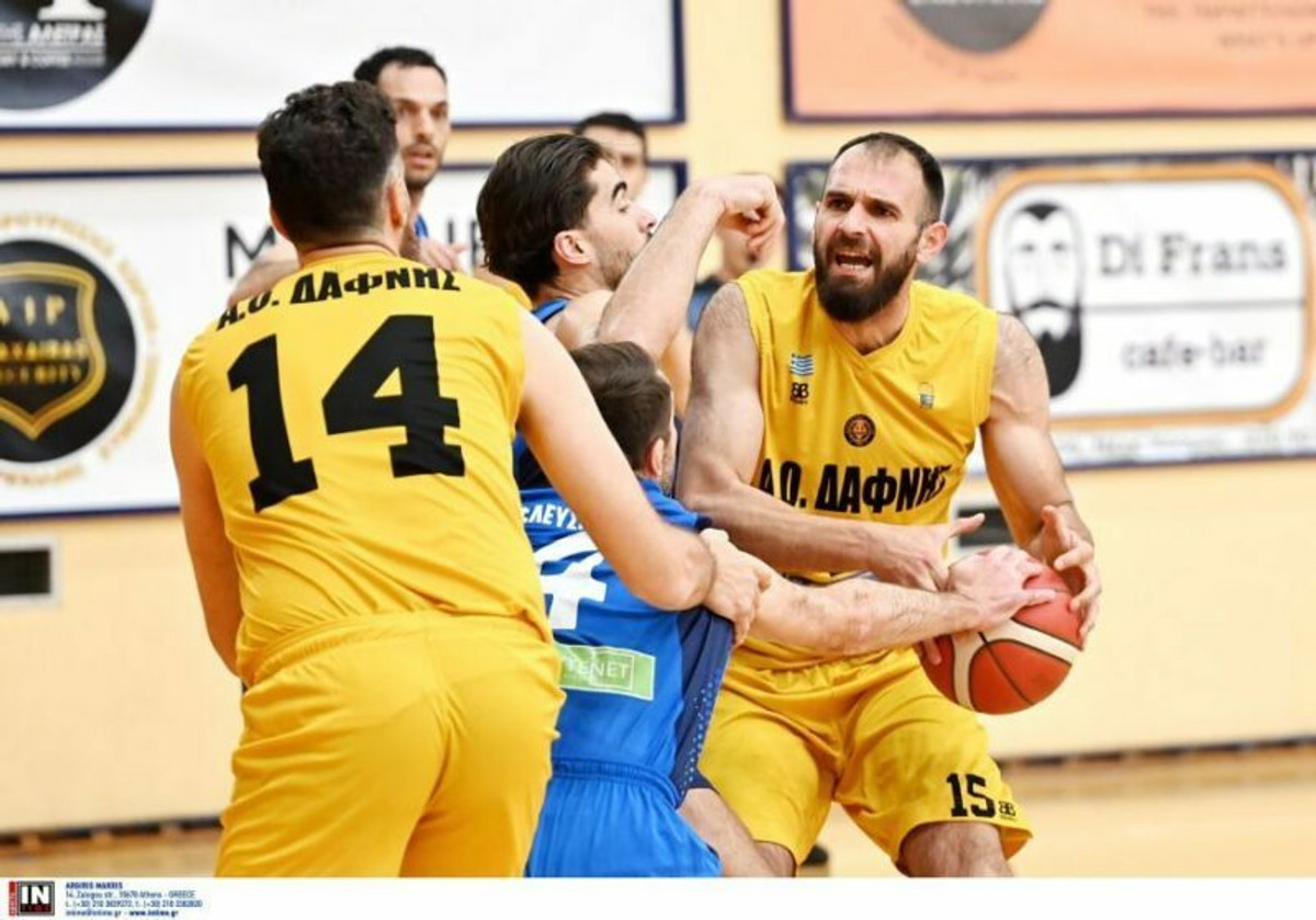 National League 1: Η Δάφνη 78-73 τον Πανελευσινιακό - Τα αποτελέσματα σε playoffs-playout