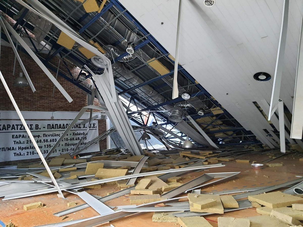Δούκας: Κατέρρευσε η οροφή του Δαΐς από το χιόνι!