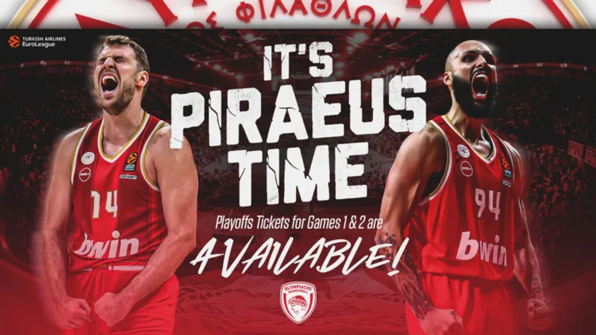 Ολυμπιακός: Από Παρασκευή τα εισιτήρια των playoffs της EuroLeague