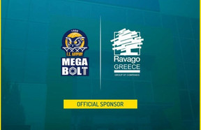 ΚΑΕ Λαύριο Megabolt: Νέα χορηγική συνεργασία με τη Ravago Building Solutions